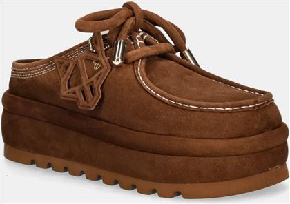 ΠΑΝΤΟΦΛΕΣ ΣΟΥΕΤ BLIZZARD ΧΡΩΜΑ: ΚΑΦΕ, BLIZZARD SUEDE SHEARLING TAN NAKED WOLFE από το ANSWEAR