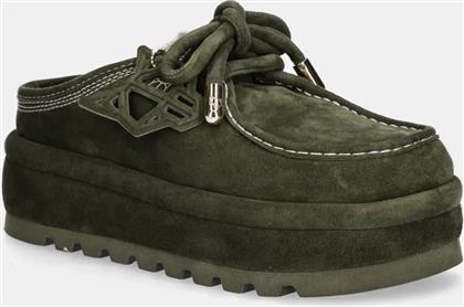 ΠΑΝΤΟΦΛΕΣ ΣΟΥΕΤ BLIZZARD ΧΡΩΜΑ: ΠΡΑΣΙΝΟ, BLIZZARD SUEDE SHEARLING DARK OLIVE NAKED WOLFE