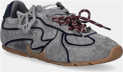 ΣΟΥΕΤ ΑΘΛΗΤΙΚΑ ΠΑΠΟΥΤΣΙΑ ADORED ΧΡΩΜΑ: ΓΚΡΙ, ADORED GREY SUEDE NAKED WOLFE