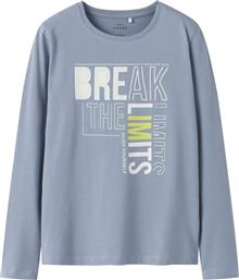 ΜΠΛΟΥΖΑ ΜΑΚΡΥΜΑΝΙΚΗ NKMVUX BREAK THE LIMITS 13224969 ΓΑΛΑΖΙΟ (146-152CM)-(11-12 ΕΤΩΝ) NAME IT