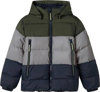 ΜΠΟΥΦΑΝ NKMMONTEL PUFFER 13243951 ΠΡΑΣΙΝΟ/ΓΚΡΙ (134CM)-(9 ΕΤΩΝ) NAME IT