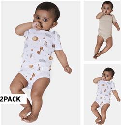 NBNBODY 2P SS BEIGE ANIMAL NOOS (9000185855-1726) NAME IT