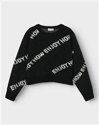 NKFNIWORD LS SHORT KNIT NAME IT