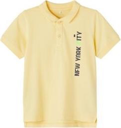 POLO T-SHIRT 13200112 NKMVOLO ΑΝΟΙΧΤΟ ΚΙΤΡΙΝΟ (122-128 CM)-(7-8 ΕΤΩΝ) NAME IT