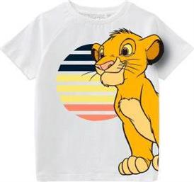 T-SHIRT 13190457 NMMLIONKING MARCHELL ΛΕΥΚΟ (104 CM)-(4 ΕΤΩΝ) NAME IT