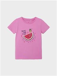 T-SHIRT 13213885 ΡΟΖ RELAXED FIT NAME IT