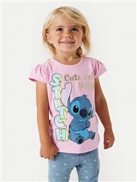 T-SHIRT FOLLY STITCH 13240690 ΡΟΖ REGULAR FIT NAME IT