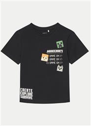 T-SHIRT JAFAR MINECRAFT 13238538 ΜΑΥΡΟ REGULAR FIT NAME IT