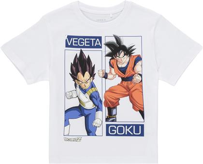 T-SHIRT ΜΕ ΚΟΝΤΑ ΜΑΝΙΚΙΑ NKMJES DRAGON NAME IT