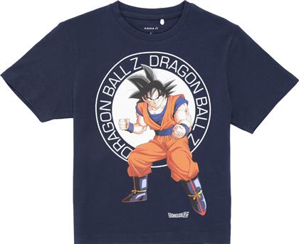 T-SHIRT ΜΕ ΚΟΝΤΑ ΜΑΝΙΚΙΑ NKMJES DRAGON NAME IT