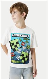 T-SHIRT MINECRAFT 13240871 ΛΕΥΚΟ STANDARD FIT NAME IT