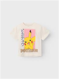 T-SHIRT POKEMON NABINA 13226495 ΛΕΥΚΟ LOOSE FIT NAME IT