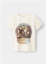 T-SHIRT STRANGER THINGS 13227698 ΛΕΥΚΟ REGULAR FIT NAME IT