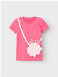 T-SHIRT ZUZZIE 13226878 ΡΟΖ REGULAR FIT NAME IT