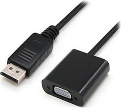 ΑΝΤΑΠΤΟΡΑΣ DISPLAYPORT ΣΕ SVGA 10.16.0602 ΜΑΥΡΟ (15 CM) NANOCABLE από το PUBLIC