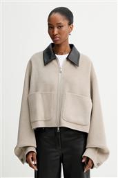 ΜΠΟΥΦΑΝ ΜΕ ΠΡΟΣΘΗΚΗ ΜΑΛΛΙΝΟΥ ΥΦΑΣΜΑΤΟΣ ΧΡΩΜΑ: ΜΠΕΖ, NW25PFJK12392 NANUSHKA