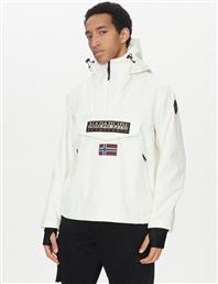 ΜΠΟΥΦΑΝ ANORAK RAINFOREST NEXT SUM NP0A4ILW ΛΕΥΚΟ LOOSE FIT NAPAPIJRI