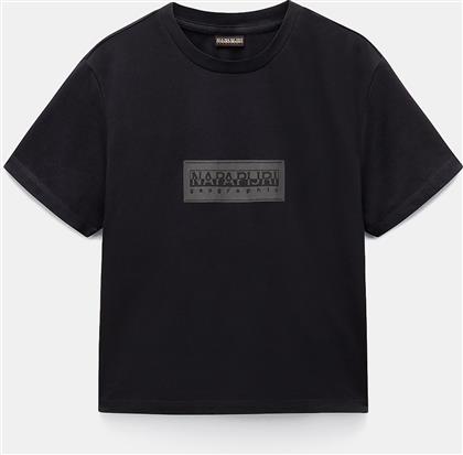 S-BOX LOGO SS W BLACK 041 (9000189242-44140) NAPAPIJRI