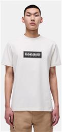 S-BOX LOGO SS WHITE WHISPER (9000218269-57554) NAPAPIJRI