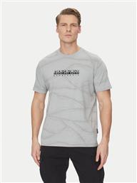 T-SHIRT B-CELLINI NP0A4ILS ΓΚΡΙ REGULAR FIT NAPAPIJRI