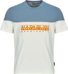 T-SHIRT ΜΕ ΚΟΝΤΑ ΜΑΝΙΚΙΑ S-SATURNIA NAPAPIJRI