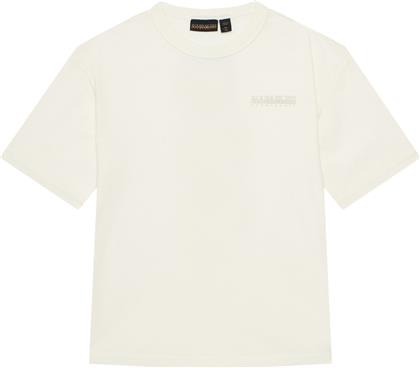 T-SHIRT S-AHR NP0A88ZO D ΕΚΡΟΥ REGULAR FIT NAPAPIJRI