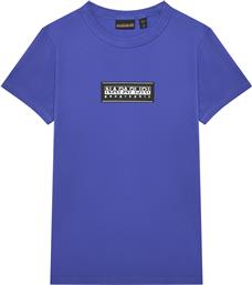 T-SHIRT S-CHAMOIS NP0A4HYL D ΜΠΛΕ REGULAR FIT NAPAPIJRI