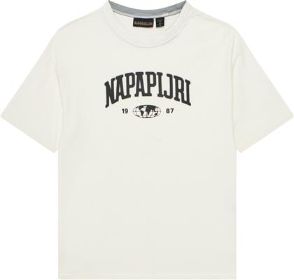 T-SHIRT S-INOT NP0A891F D ΕΚΡΟΥ REGULAR FIT NAPAPIJRI