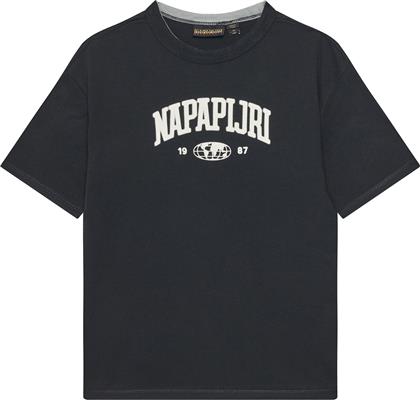 T-SHIRT S-INOT NP0A891F D ΜΑΥΡΟ REGULAR FIT NAPAPIJRI