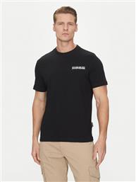 T-SHIRT S-SOVANA NP0A4IE4 ΜΑΥΡΟ REGULAR FIT NAPAPIJRI