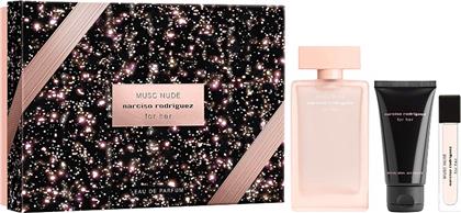 FOR HER MUSC NUDE XMAS SET (EDP 100 ML + BODY LOTION 50 ML + PURSE SPRAY 10 ML) - 82000828 NARCISO RODRIGUEZ