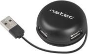 NHU-1330 BUMBLEBEE 4-PORT USB 2.0 HUB BLACK NATEC