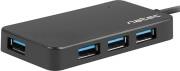 NHU-1343 SILKWORM 4-PORTS USB-C USB 3.0 HUB BLACK NATEC