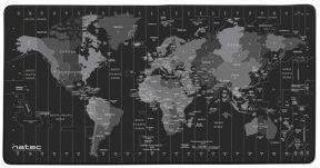 NPO-1119 TIME ZONE MAP MAXI OFFICE MOUSE PAD NATEC