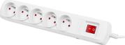 NSP-1719 BERCY 400 5X FRENCH OUTLETS SURGE PROTECTOR WHITE 1.5M NATEC