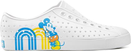 SNEAKERS JEFFERSON PRINT 11112001-1914 BLANC COQUILLE/BLANC COQUILLE/MICKEY POSITIF NATIVE από το EPAPOUTSIA