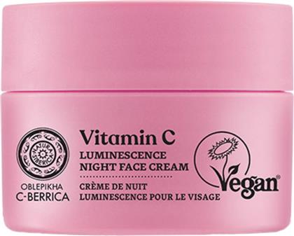 OBLEPIKHA VITAMIN C LUMINESCENCE NIGHT FACE CREAM ΕΝΥΔΑΤΙΚΗ ΚΡΕΜΑ ΠΟΥ ΕΠΑΝΑΦΕΡΕΙ ΤΗ ΛΑΜΨΗ & ΕΞΟΜΑΛΥΝΕΙ ΤΟΝ ΤΟΝΟ ΤΟΥ ΔΕΡΜΑΤΟΣ 50ML NATURA SIBERICA από το PHARM24