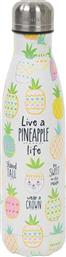 ΘΕΡΜΟΣ ΜΠΟΥΚΑΛΙ ΑΝΟΞΕΙΔΩΤΟ ΑΤΣΑΛΙ PINEAPPLE 500ML NATURAL LIFE