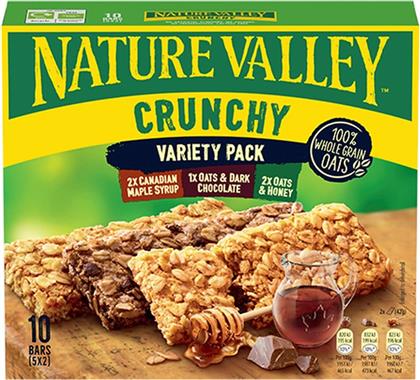 ΜΠΑΡΕΣ ΔΗΜΗΤΡΙΑΚΩΝ CRUNCHY VARIETY PACK 5X42G NATURE VALLEY