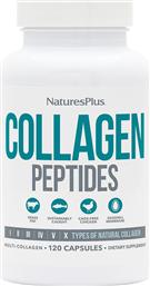 COLLAGEN PEPTIDES ΣΥΜΠΛΗΡΩΜΑ ΔΙΑΤΡΟΦΗΣ ΠΕΠΤΙΔΙΩΝ ΚΟΛΛΑΓΟΝΟΥ ΥΨΗΛΗΣ ΑΠΟΡΡΟΦΗΣΗΣ ΓΙΑ ΥΓΙΗ ΜΑΛΛΙΑ, ΔΕΡΜΑ, ΝΥΧΙΑ & ΑΡΘΡΩΣΕΙΣ 120CAPS NATURES PLUS