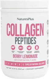 COLLAGEN PEPTIDES ΣΥΜΠΛΗΡΩΜΑ ΔΙΑΤΡΟΦΗΣ ΠΕΠΤΙΔΙΩΝ ΚΟΛΛΑΓΟΝΟΥ ΣΕ ΜΟΡΦΗ ΣΚΟΝΗΣ ΓΙΑ ΥΓΙΗ ΜΑΛΛΙΑ, ΔΕΡΜΑ, ΝΥΧΙΑ & ΑΡΘΡΩΣΕΙΣ ΛΕΜΟΝΑΔΑ ΜΟΥΡΩΝ 364G - BERRY LEMONADE NATURES PLUS