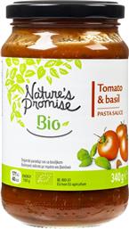 ΣΑΛΤΣΑ BIO ΜΕ ΤΟΜΑΤΑ ΚΑΙ ΒΑΣΙΛΙΚΟ 340G NATURES PROMISE