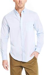 ΑΝΔΡΙΚΟ ΠΟΥΚΑΜΙΣΟ BUTTON DOWN ΜΕ ΤΣΕΠΗ ΚΑΙ ΚΕΝΤΗΜΕΝΟ ΛΟΓΟΤΥΠΟ CLASSIC FIT - W45126 ΣΙΕΛ NAUTICA