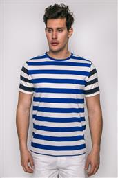 ΑΝΔΡΙΚΟ T-SHIRT, - K71102 ΜΠΛΕ ΗΛΕΚΤΡΙΚ NAUTICA