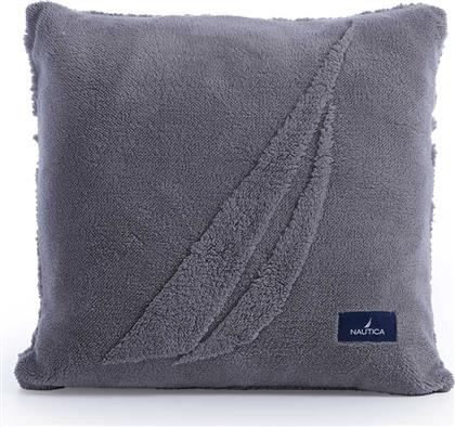 ΔΙΑΚΟΣΜΗΤΙΚΟ ΜΑΞΙΛΑΡΙ FLEECE 2 ΟΨΕΩΝ (45X45) BY NEF-NEF HOMEWARE NAU COAST GREY NAUTICA