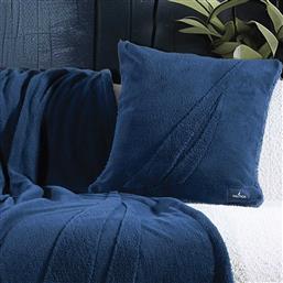 ΔΙΑΚΟΣΜΗΤΙΚΟ ΜΑΞΙΛΑΡΙ FLEECE 2 ΟΨΕΩΝ (45X45) BY NEF-NEF HOMEWARE NAU COAST TRUE NAVY NAUTICA