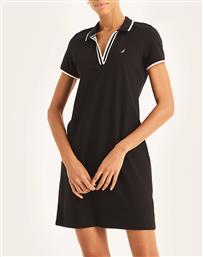 ΦΟΡΕΜΑ S/S TIPPED KNIT OCEAN POLO DRESS NAUTICA