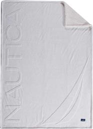 ΚΟΥΒΕΡΤΑ ΚΑΝΑΠΕ FLEECE (130X180) BY NEF-NEF HOMEWARE NAU COAST ECRU NAUTICA