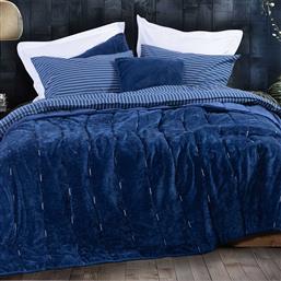 ΚΟΥΒΕΡΤΟΠΑΠΛΩΜΑ ΥΠΕΡΔΙΠΛΟ (220X240) BY NEF-NEF HOMEWARE NAU COAST TRUE NAVY NAUTICA