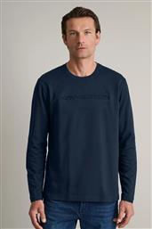 ΑΝΔΡΙΚΗ ΜΠΛΟΥΖΑ ΜΑΚΡΥΜΑΝΙΚΗ 24TU.344/R MARINE BLUE ΜΠΛΕ NAVY & GREEN